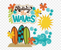 Riding The Waves Svg Beach Svg Files Ocean Svg File ...