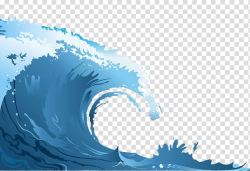 Wind wave Sea, Rolling the waves transparent background PNG ...