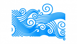 Wave Clip Art Clipart Curly Ocean Waves Transparent ...