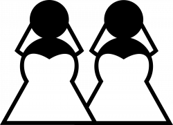 Clipart - Two Brides Sign