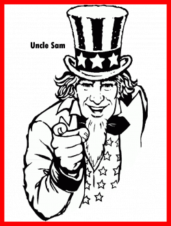 Stunning Uncle Sam Coloring Page Patriotic Activities Special Pics ...