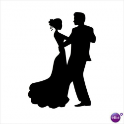 Dancing couple | Silhouettes | Couple silhouette, Silhouette ...