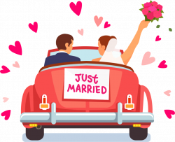 Royalty-free Art Marriage - Just Married 1024*833 transprent Png ...