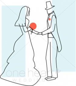 Modern Wedding Clipart | Couples Clipart