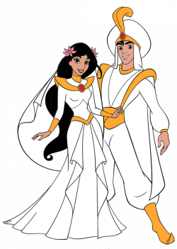 Jasmine and Aladdin's Wedding Day | Jasmine and Aladdin | Pinterest ...