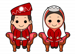 Islam clipart malay person - Pencil and in color islam clipart malay ...