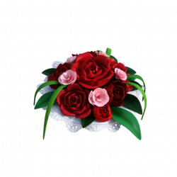 Wedding Red Rose Bouquet, Flower, Wedding, Rose PNG and PSD File for ...