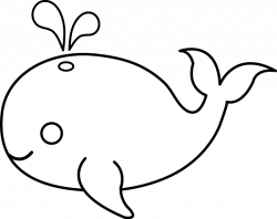 28+ Collection of Blue Whale Clipart Black And White | High quality ...