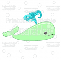 Cute Whale Free SVG File Digital Die Cut & Clipart for ...
