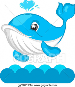 EPS Illustration - Whale. Vector Clipart gg59726244 - GoGraph