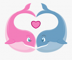 Clip Art For Valentines Day - Whales In Love Clipart #72334 ...