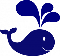 Blue Whale Clip Art at Clker.com - vector clip art online, royalty ...