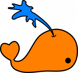 Oranje Walvis Clip Art at Clker.com - vector clip art online ...