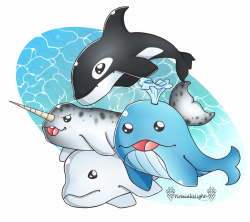Whale friends~ [AT] by VirexialisLight on DeviantArt
