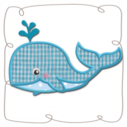 Whale Applique Machine Embroidery Design pattern-INSTANT DOWNLOAD