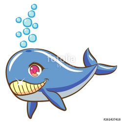 whale vector clipart