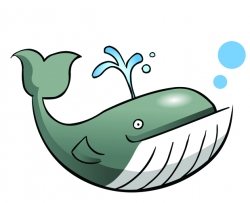 Frees Cute Whale Free Vector Ands And Logo clipart free image