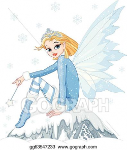 Vector Art - winter fairy. EPS clipart gg63547233 - GoGraph