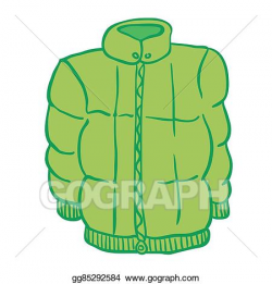 Vector Illustration - Winter jacket. EPS Clipart gg85292584 ...