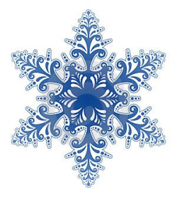 Winter Snowflakes Clip Art | Decorative Snowflake Ornament ...