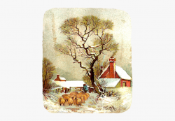 Victorian Christmas Clip Art Landscape - Free Winter Art ...