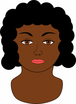 Clipart - Lady's face