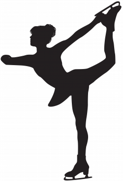 Figure Skating Woman Silhouette PNG Clip Art | Gallery Yopriceville ...