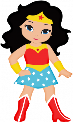 Wonder Woman Baby Clipart. - Oh My Fiesta! for Geeks