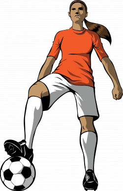 28+ Collection of Girl Soccer Players Clipart | High quality, free ...