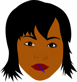 Black hair Woman Afro Clip art - lips 1210*1280 transprent Png Free ...