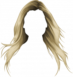 Blond Drawing Long Hair transparent PNG - StickPNG