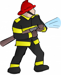 Firefighter clipart occupation ~ Frames ~ Illustrations ~ HD images ...