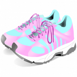 Gym-shoes clipart goods - Pencil and in color gym-shoes clipart goods