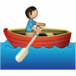 Download Man Rowing Emoji | Emoji Island