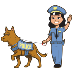 Police officer Royalty-free Clip art - Police and police dogs 1500 ...