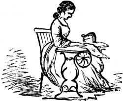 Woman Sewing | ClipArt ETC