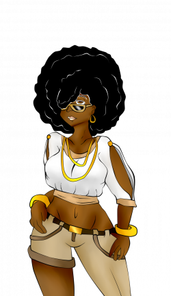 Afro girl | Black Art | Pinterest | Black women art, African ...