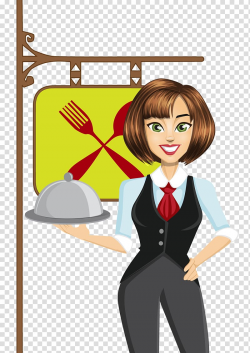 Waiter , Waitress transparent background PNG clipart | HiClipart