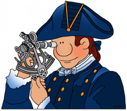 Explorers Clip Art by Phillip Martin, James Cook and Sextant