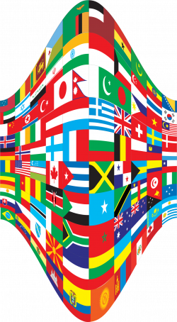 Clipart - World Flags Perspective 2