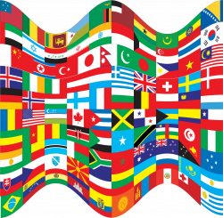 Clipart - World Flags Wavy