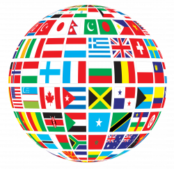 Globe Of World Flags transparent PNG - StickPNG
