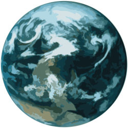 OnlineLabels Clip Art - Earth