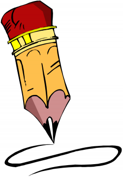 Write pencil writing clip art free clipart images 2 ...