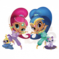 Shimmer and Shine Clip Art - African-American Shimmer and Shine ...
