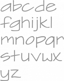 handwriting alphabet fonts - Google Search | Bits 'O Alpha ...