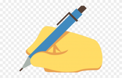 Emoji Clipart Writing - Emoji Escribir - Png Download ...