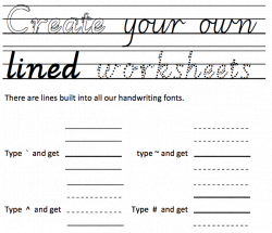 Collection of Free handwriting worksheets queensland cursive ...