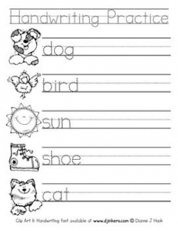 Handwriting Practice Worksheet | Handwriting Practise ...