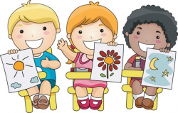 Preschool clipart of child writing free image 2 - ClipartPost
